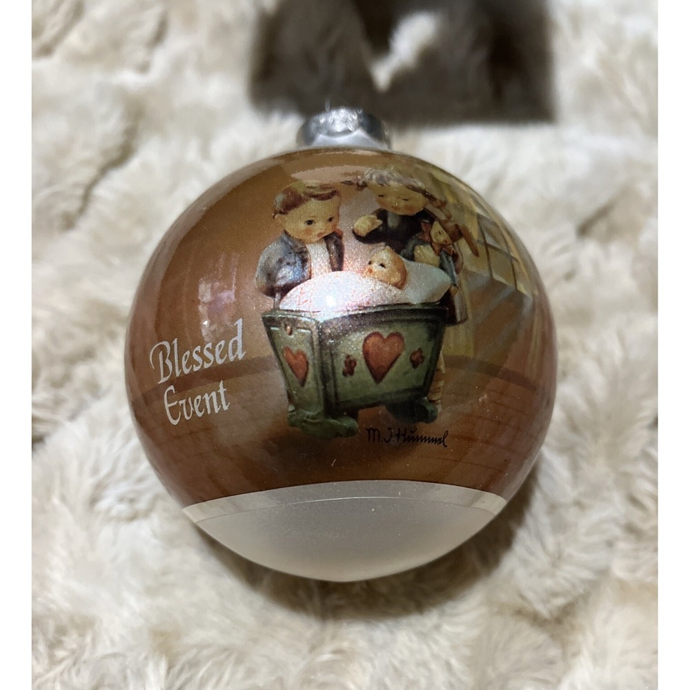 Vintage ~‎ 1983 Hummel Goebel "Blessed Event" Christmas Ornament New In Box.